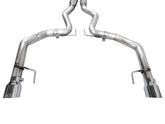 AWE Track Edition Exhaust for S650 Ford Mustang GT Fastback - Dual Chrome Silver Tips - out of package